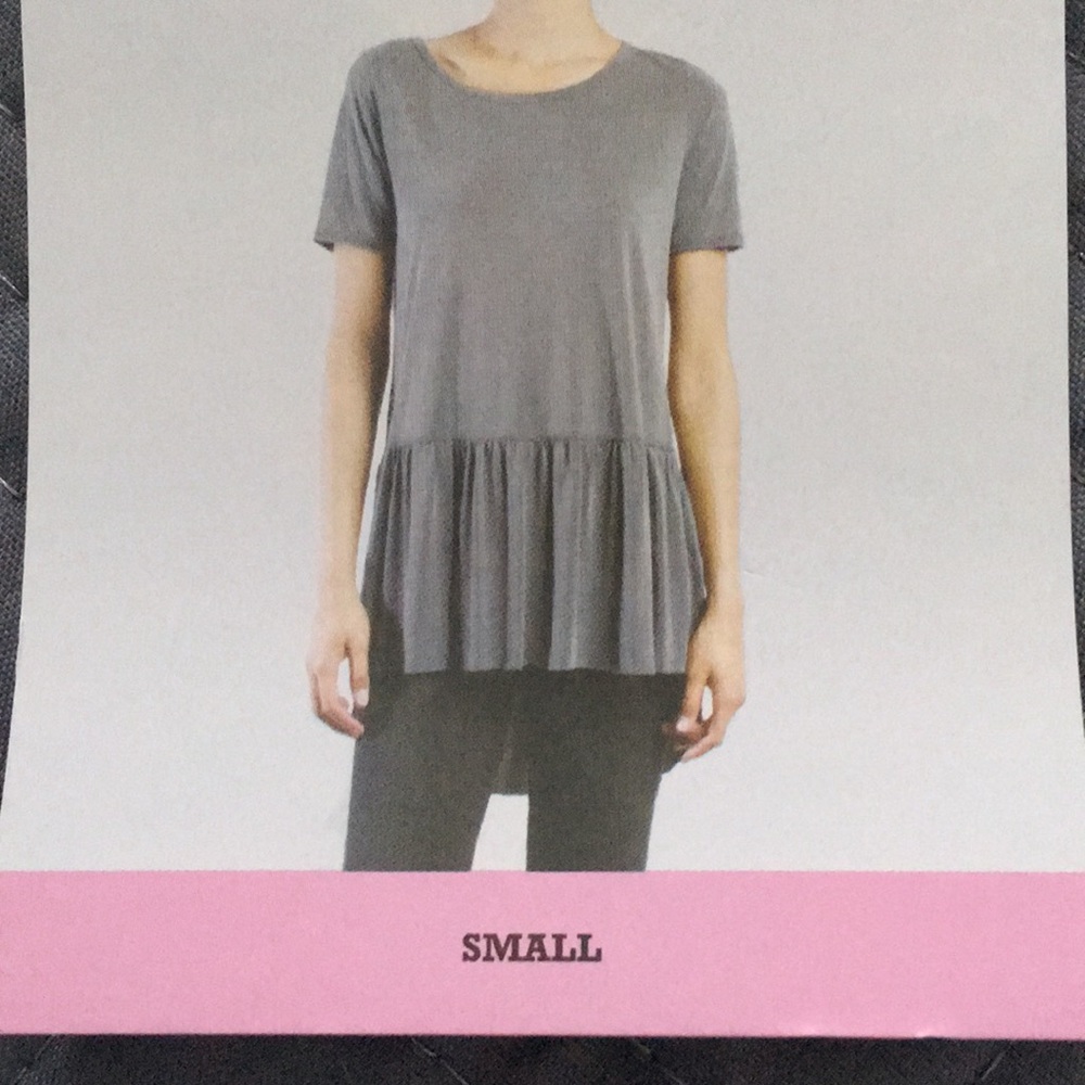 Pink Uneven casual shirt